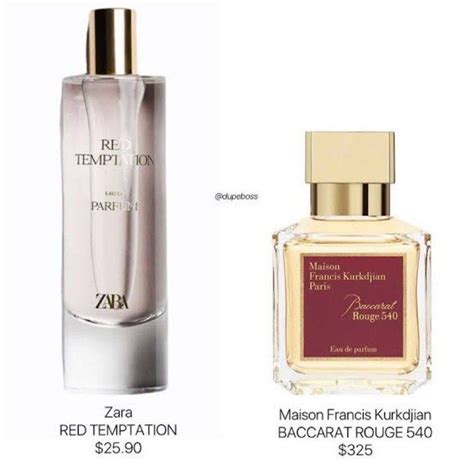 zara perfume dupe baccarat|baccarat rouge 540 knock off.